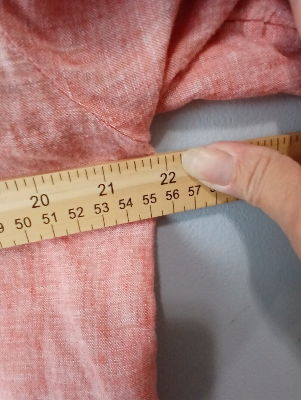 Sigrid Olsen 100% Linen Red Button-Front V-Neck Top Size Large Granola Girl - Picture 5 of 6